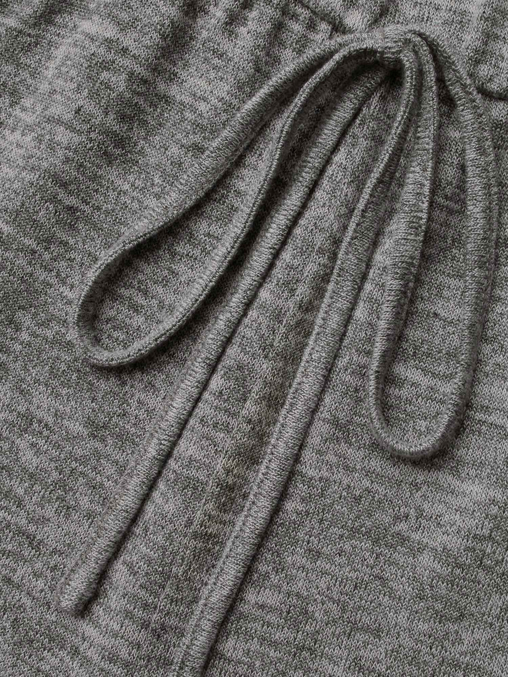 Elastic Waist Overlap Collar Lounge Jumpsuit