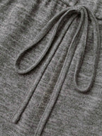 Elastic Waist Overlap Collar Lounge Jumpsuit