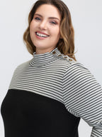 Layered Keep it Casual Stripe Midi Dress