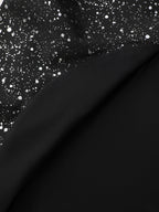 Gold Stamped Ruffled Edge Coat