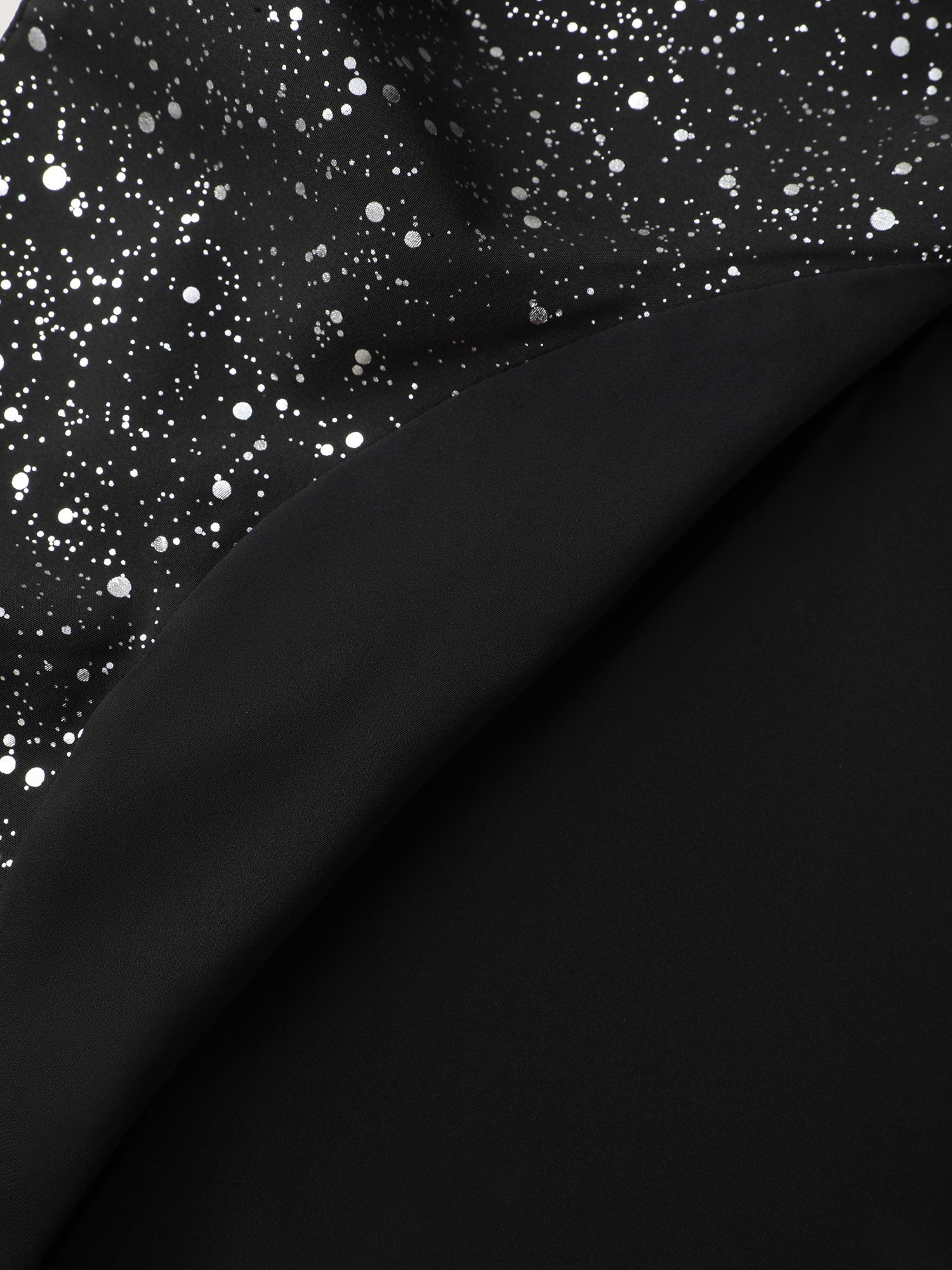 Gold Stamped Ruffled Edge Coat