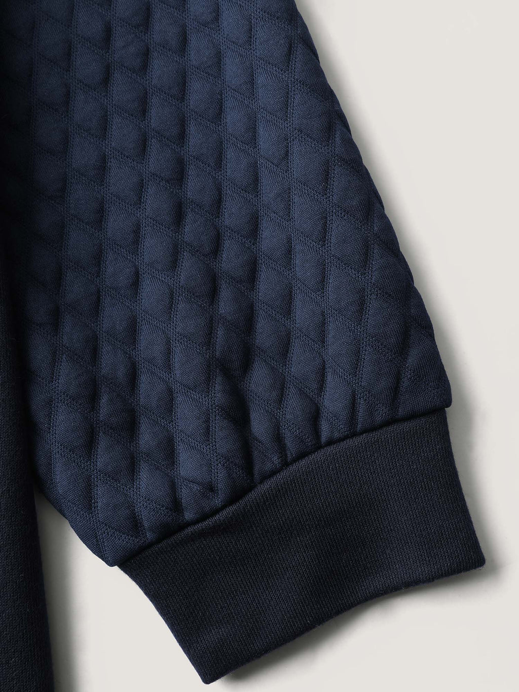 Textured Zipper Front Hoodie Jacket