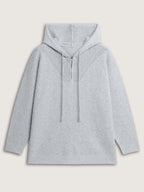 Textured Super Stretchy Hooded Pullover