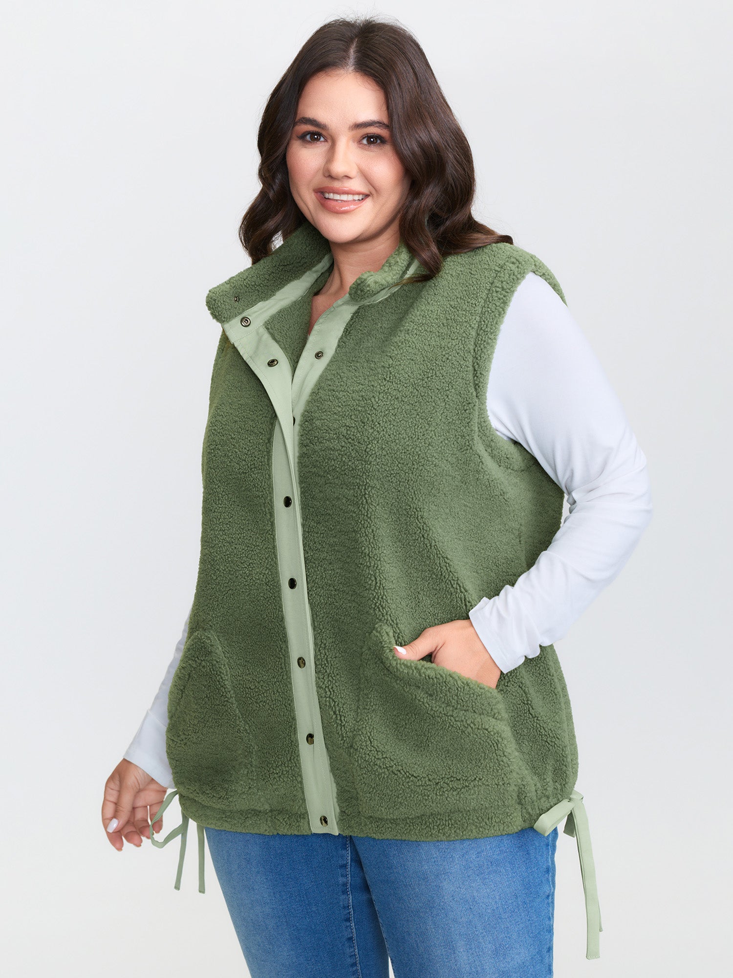 Warm & Cozy Textured Pockets Vest