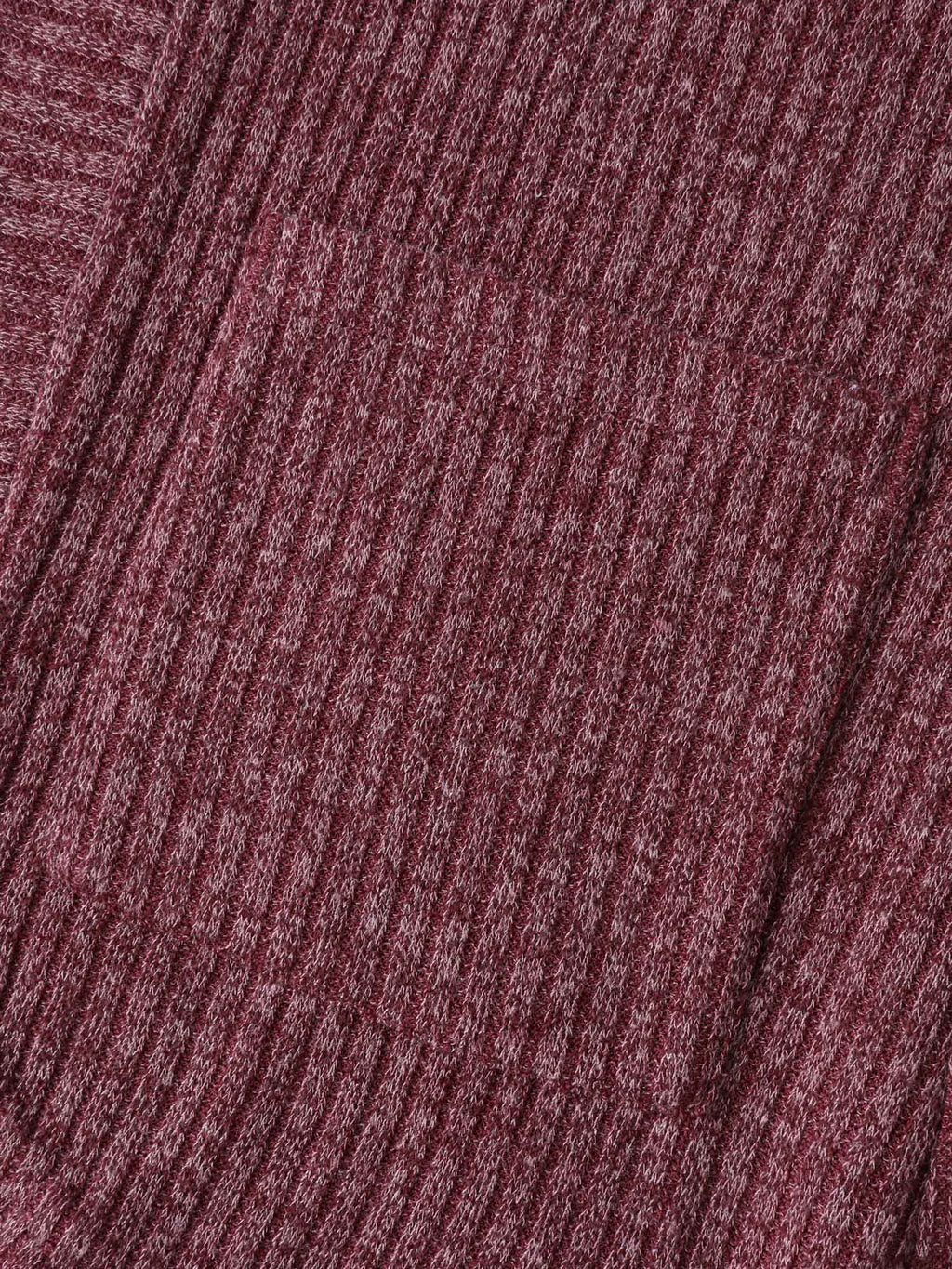 Heather Stretchy Textured Pockets Cardigan