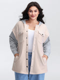 2-In-1 Button Hooded Coat