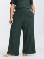 Textured Stretchy Adjustable Tie Lounge Set