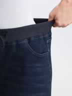 Drawstring Waistband Wide-Leg Jeans