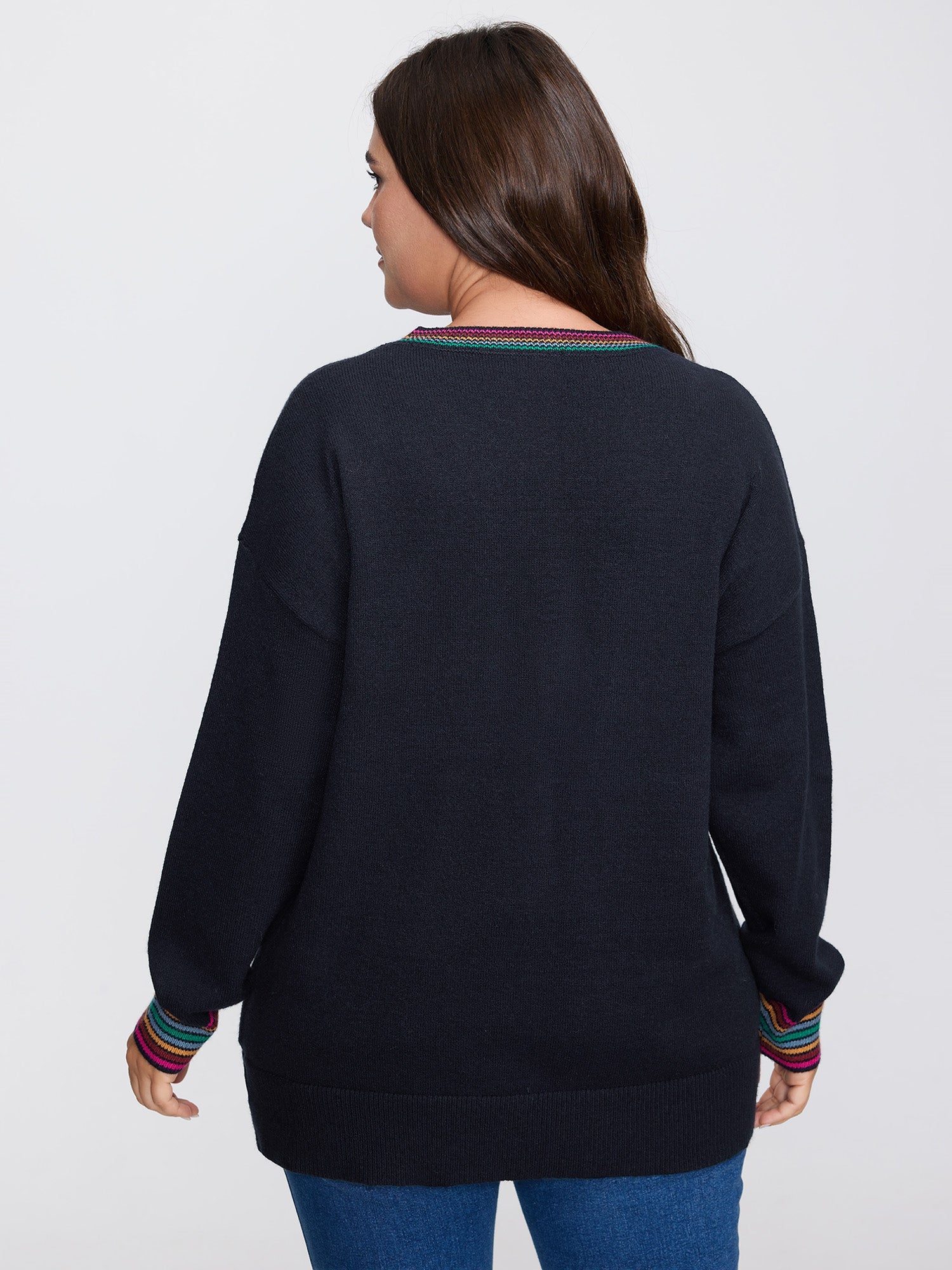 Supersoft Colorful Stripe Pullover