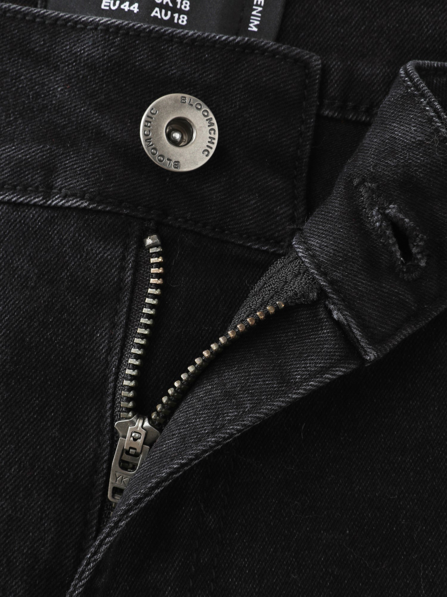 Stretchy Mid-Rise Straight-Leg Jeans