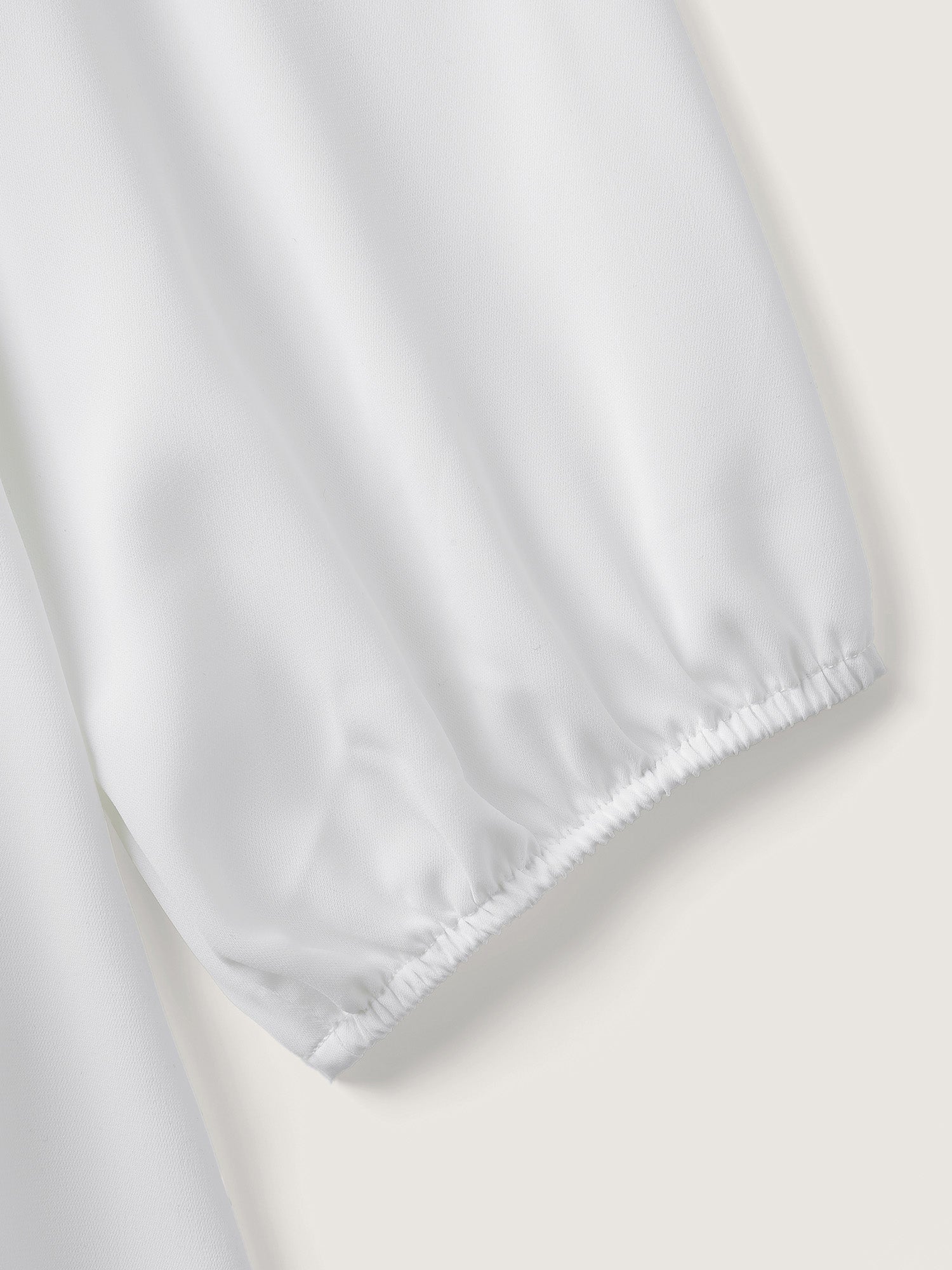 Houndstooth Pattern Color Contrast Blouse