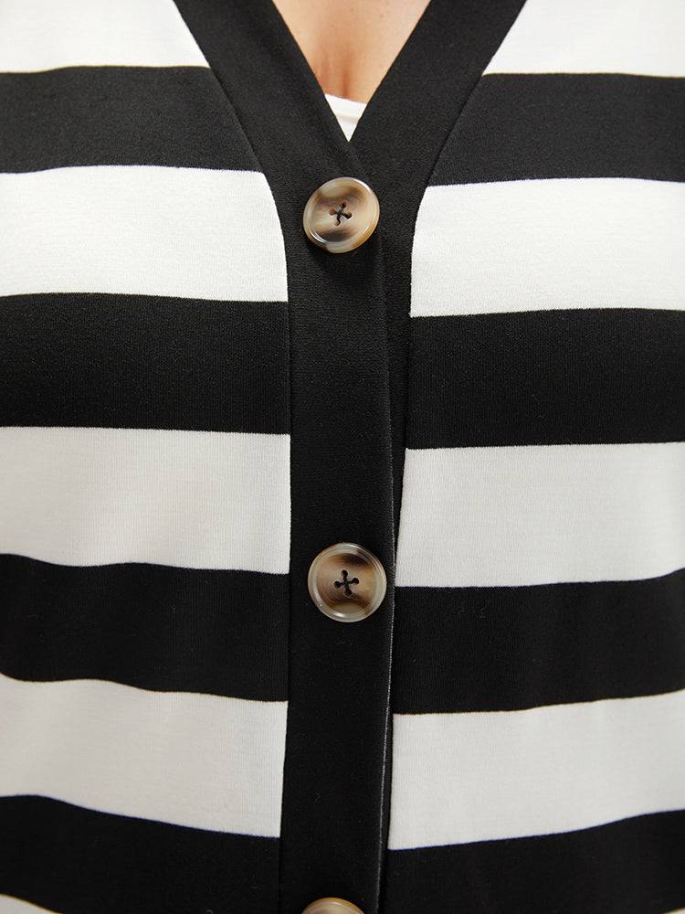 Halloween Striped Button Through Jacket