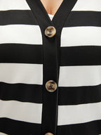 Halloween Striped Button Through Jacket