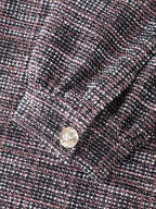 Color Fusion Checkered Print Shirt Dress