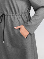 Supersoft Color Contrast Hooded Coat