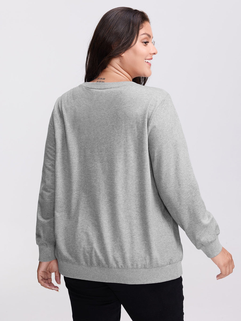 Supersoft Squirrel Embroidered Sweatshirt