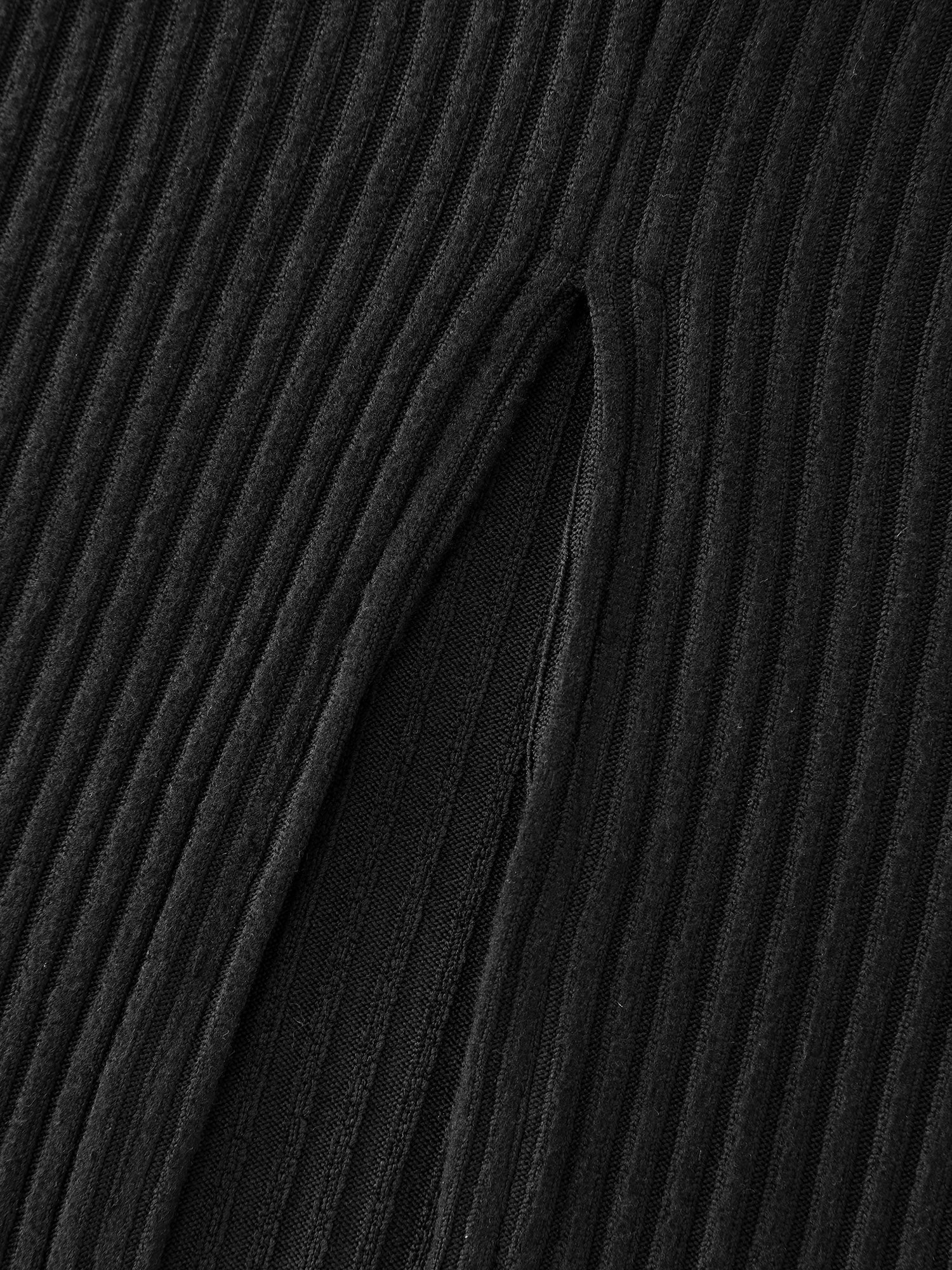 Stretchy Round Neck Lace-Up Midi Dress