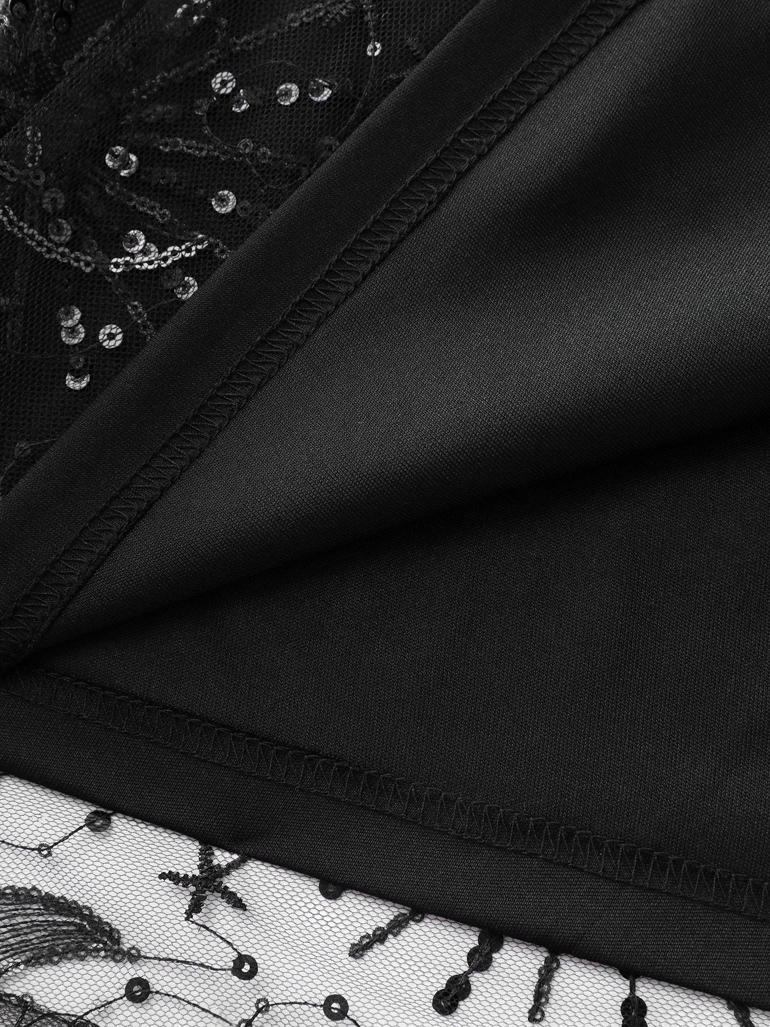 Shimmery Stretchy Waist Lined Midi Dress