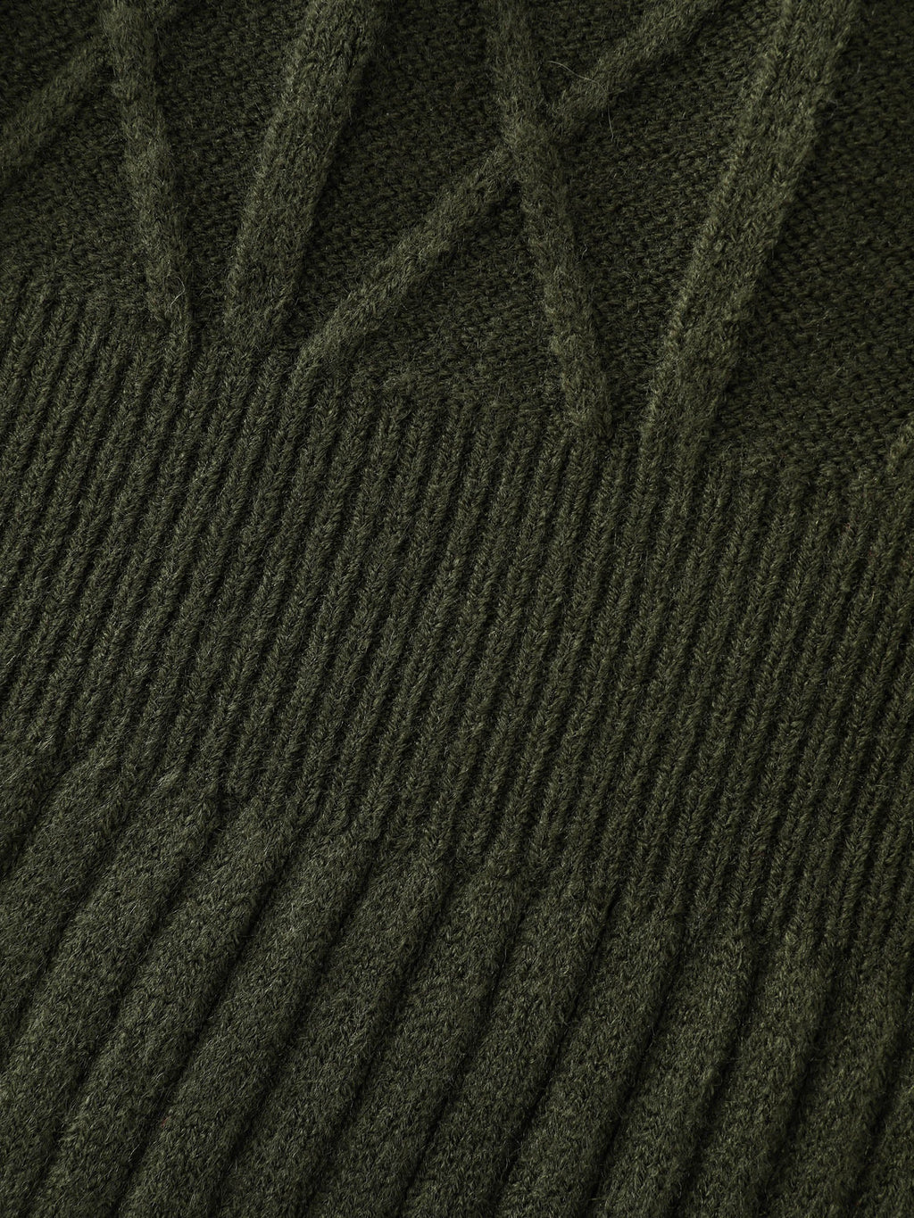 Zipper Front Fit and Flare Midi Sweater Dress