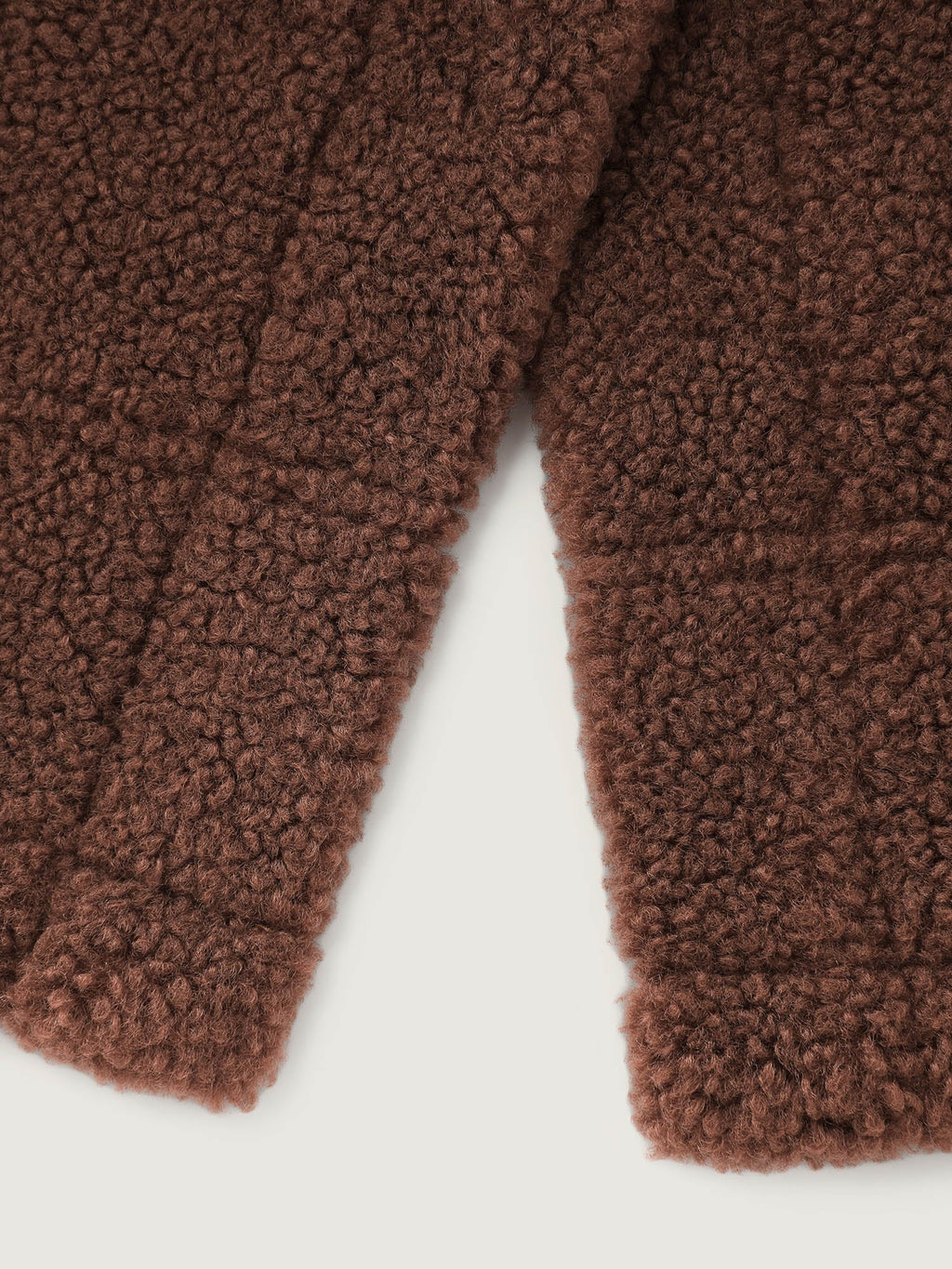 Teddy Fleece Lapel Sleeveless Vest