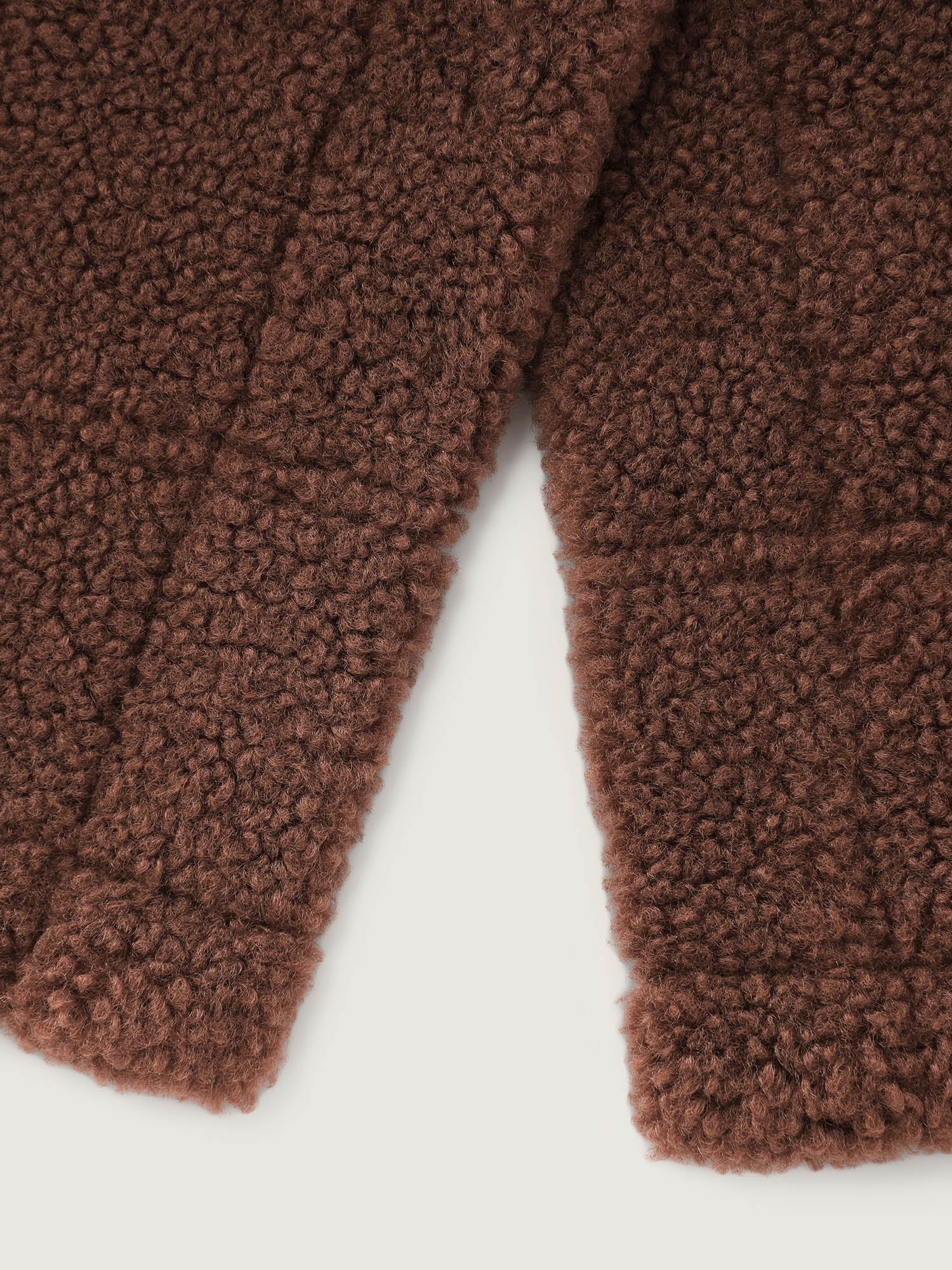 Teddy Fleece Lapel Sleeveless Vest