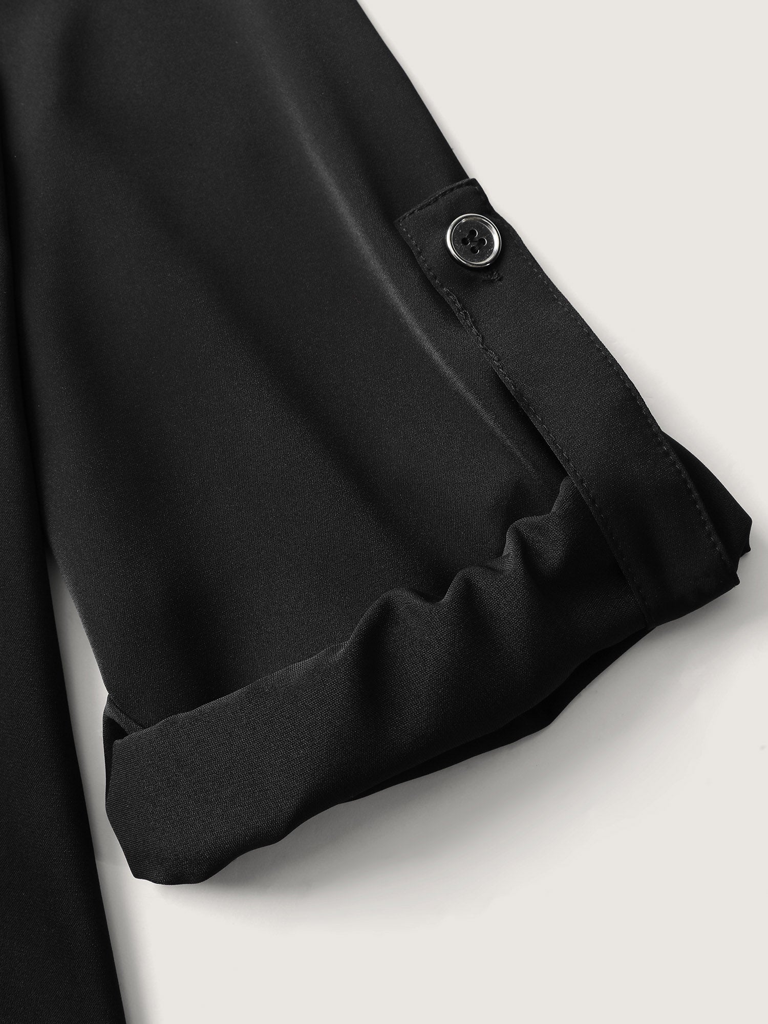 Sequin Pocket Spliced Button Shirt