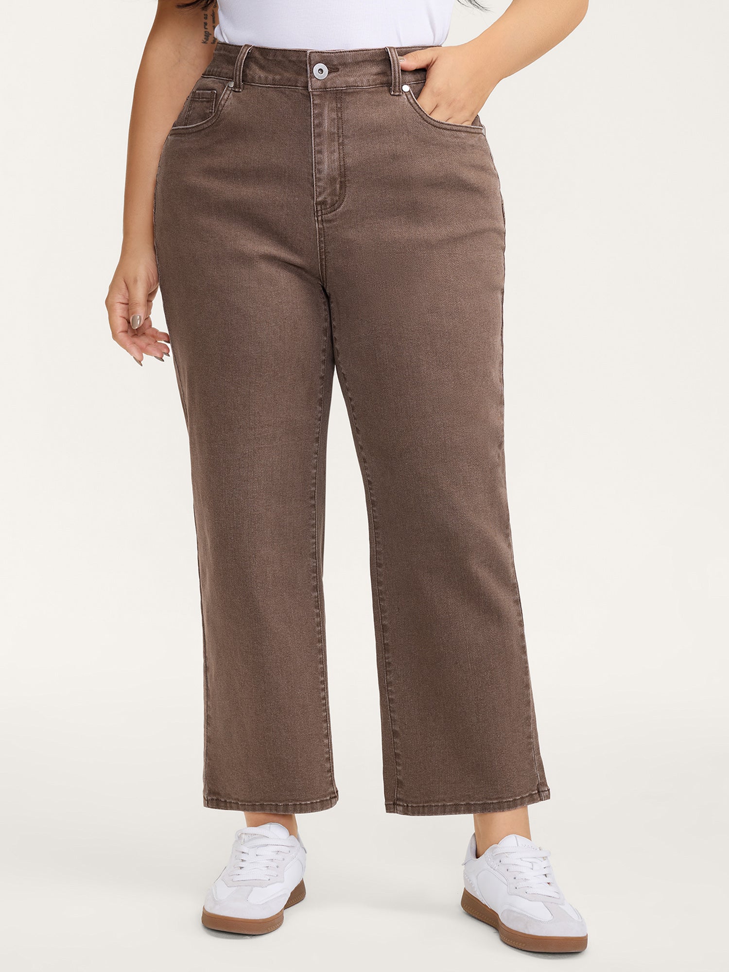 Colorful Cowboy Straight-Leg Jeans