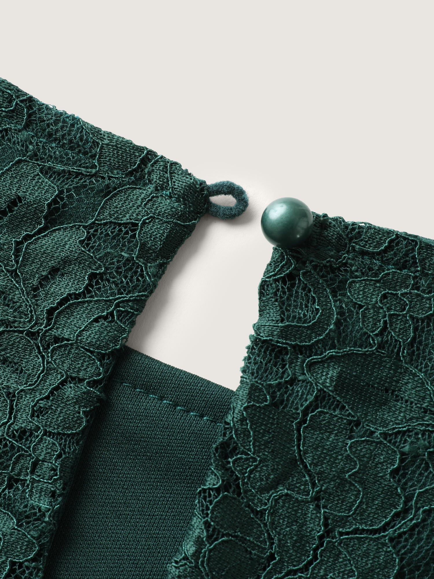 Solid Crochet Lace Mesh Crew Neck Blouse