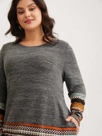 Tunic Boho Print Pocket T-shirt