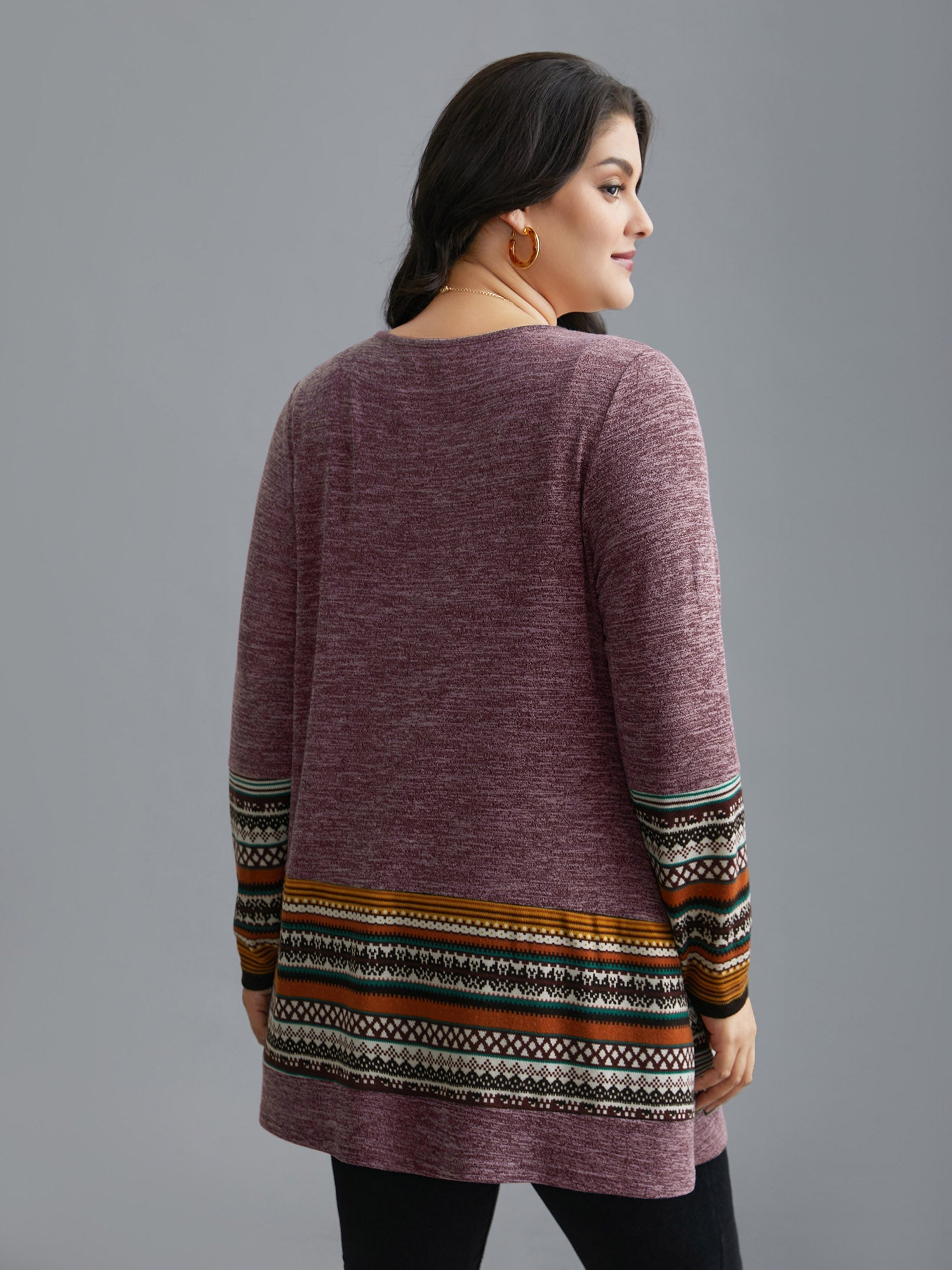 Tunic Boho Print Pocket T-shirt