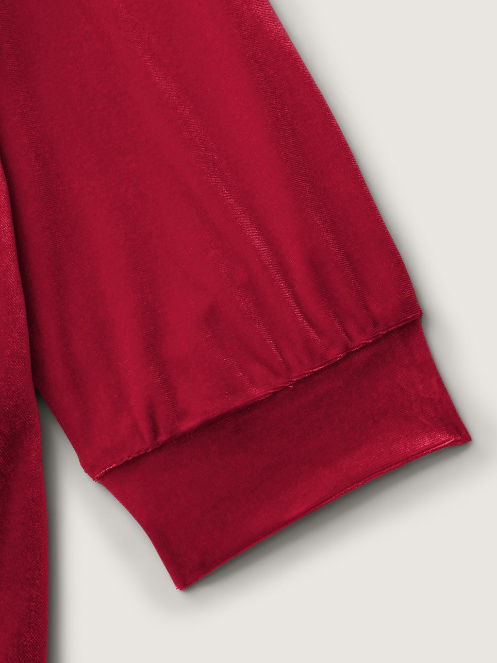 Velvet Twisted Waist Stretchy Knee-Length Dress