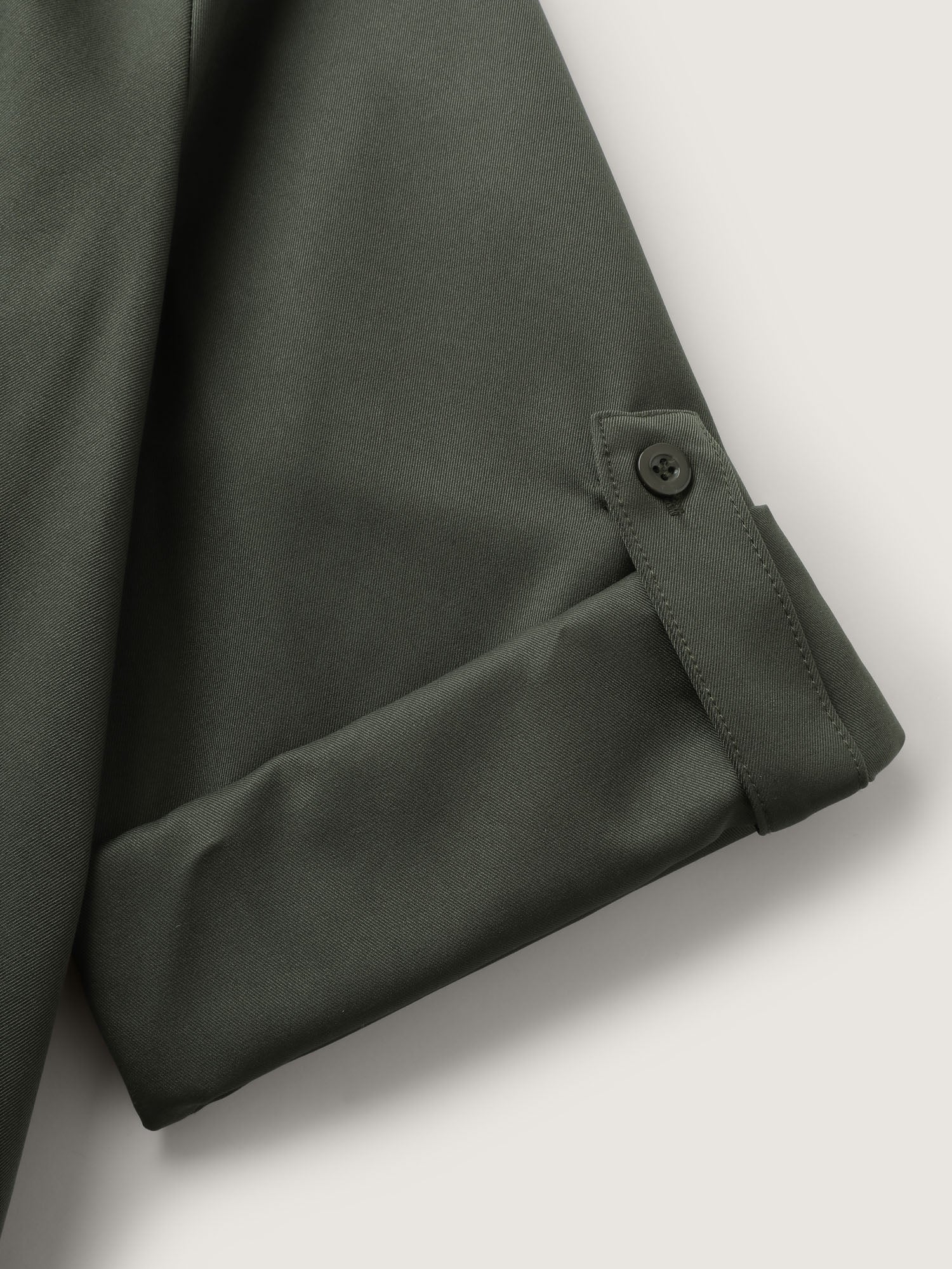 Oversized Tab Sleeve Open-Front Coat