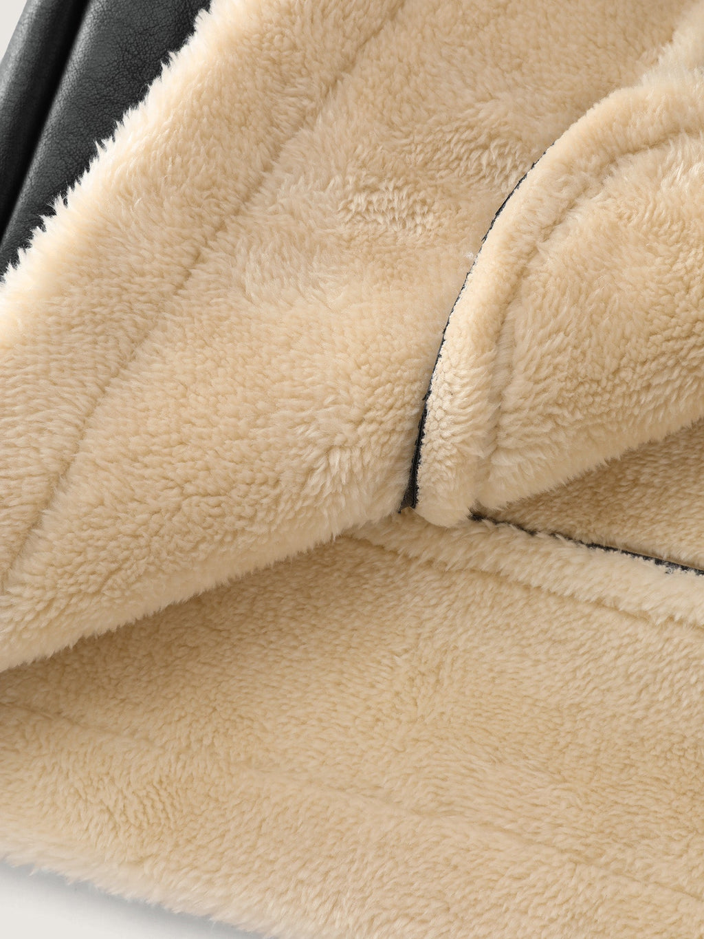 Fuzzy Edges Color Contrast Vest