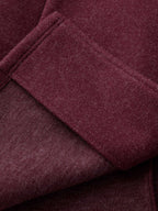 Detachable Fur Collar Waist-Tie Jacket