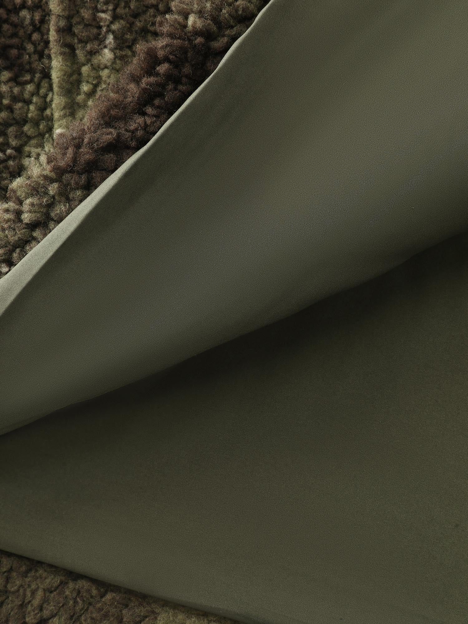 Plaid Pockets Button-Down Coat