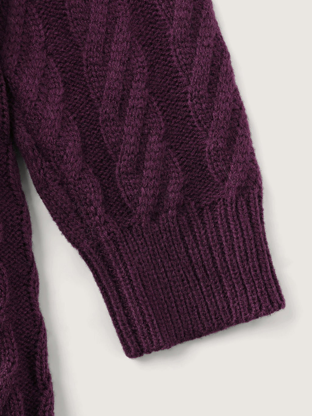 Crew Neck Cable Texture Sweater Dress