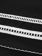 Button Front Belted Stitch Detail Midi Dress