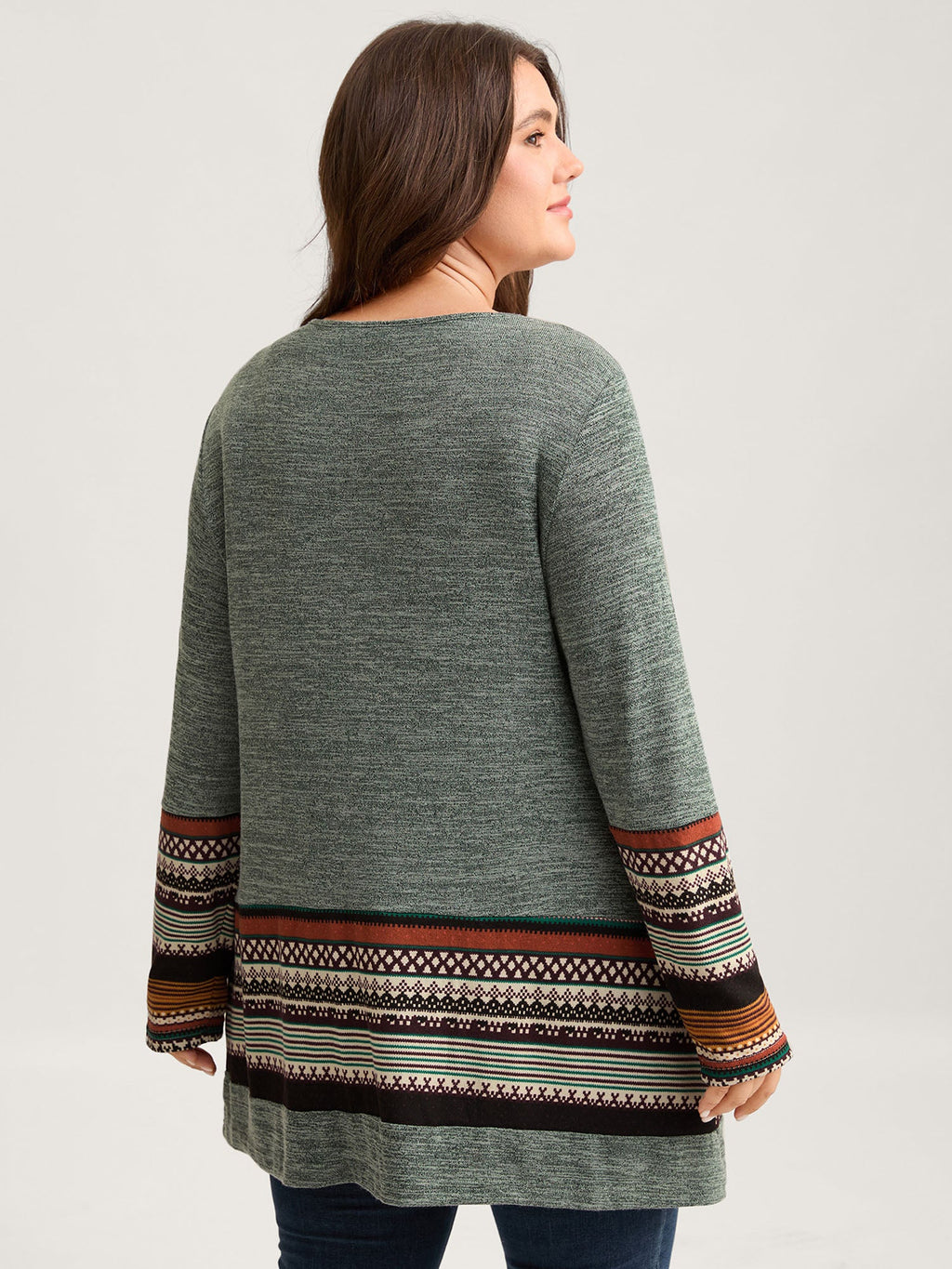 Tunic Boho Print Pocket T-shirt