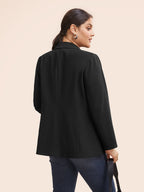 Stretch Woven Pocket Slim-Fit Blazer