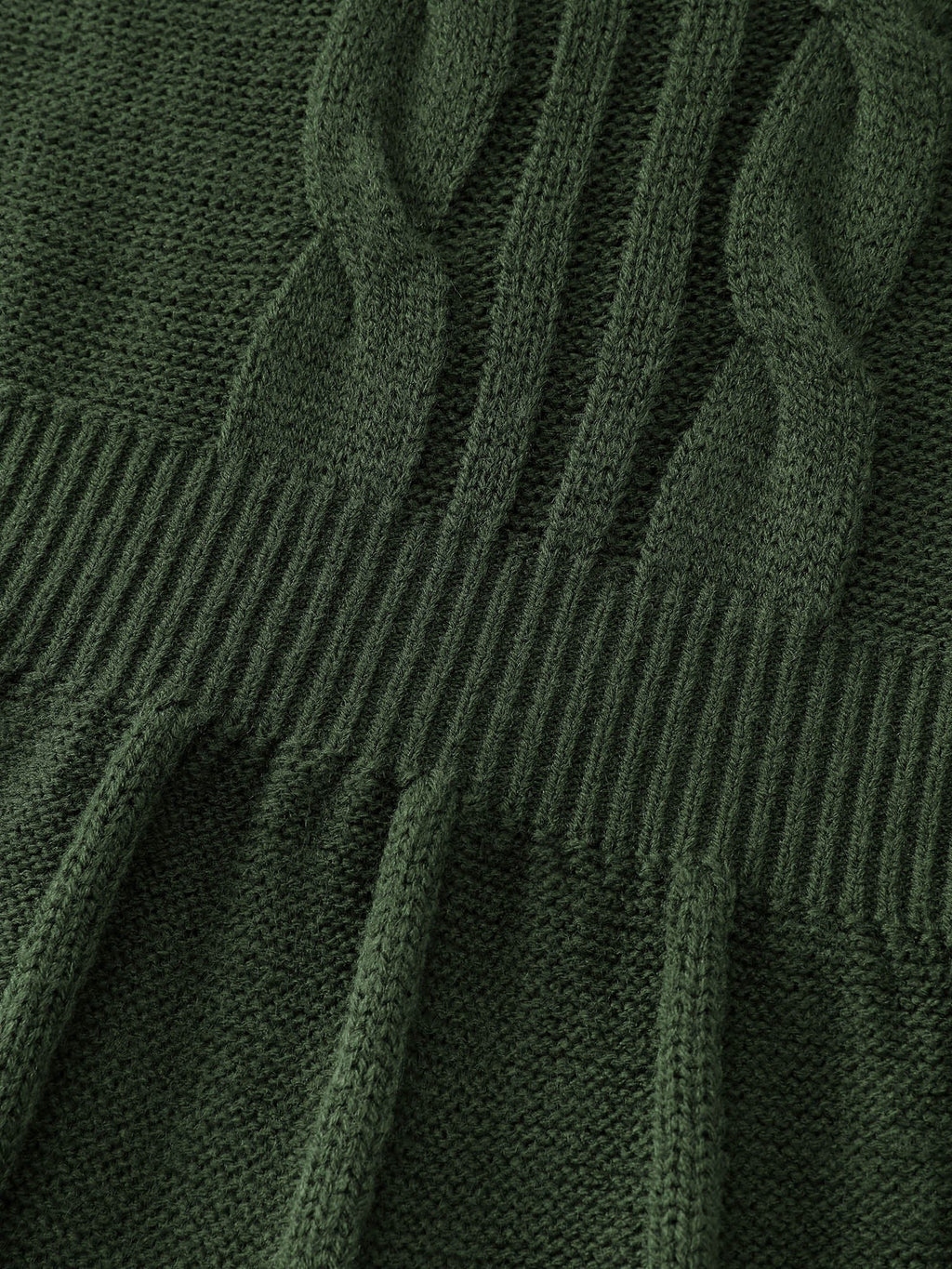 Scalloped V-Neck Fit and Flare Sweater Dress