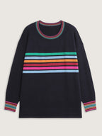 Supersoft Colorful Stripe Pullover