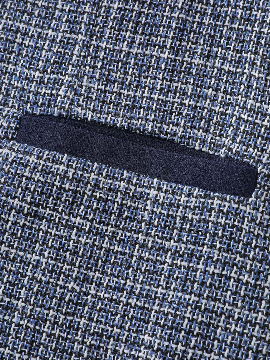 Tweed Color Contrast Blazer