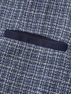 Tweed Color Contrast Blazer