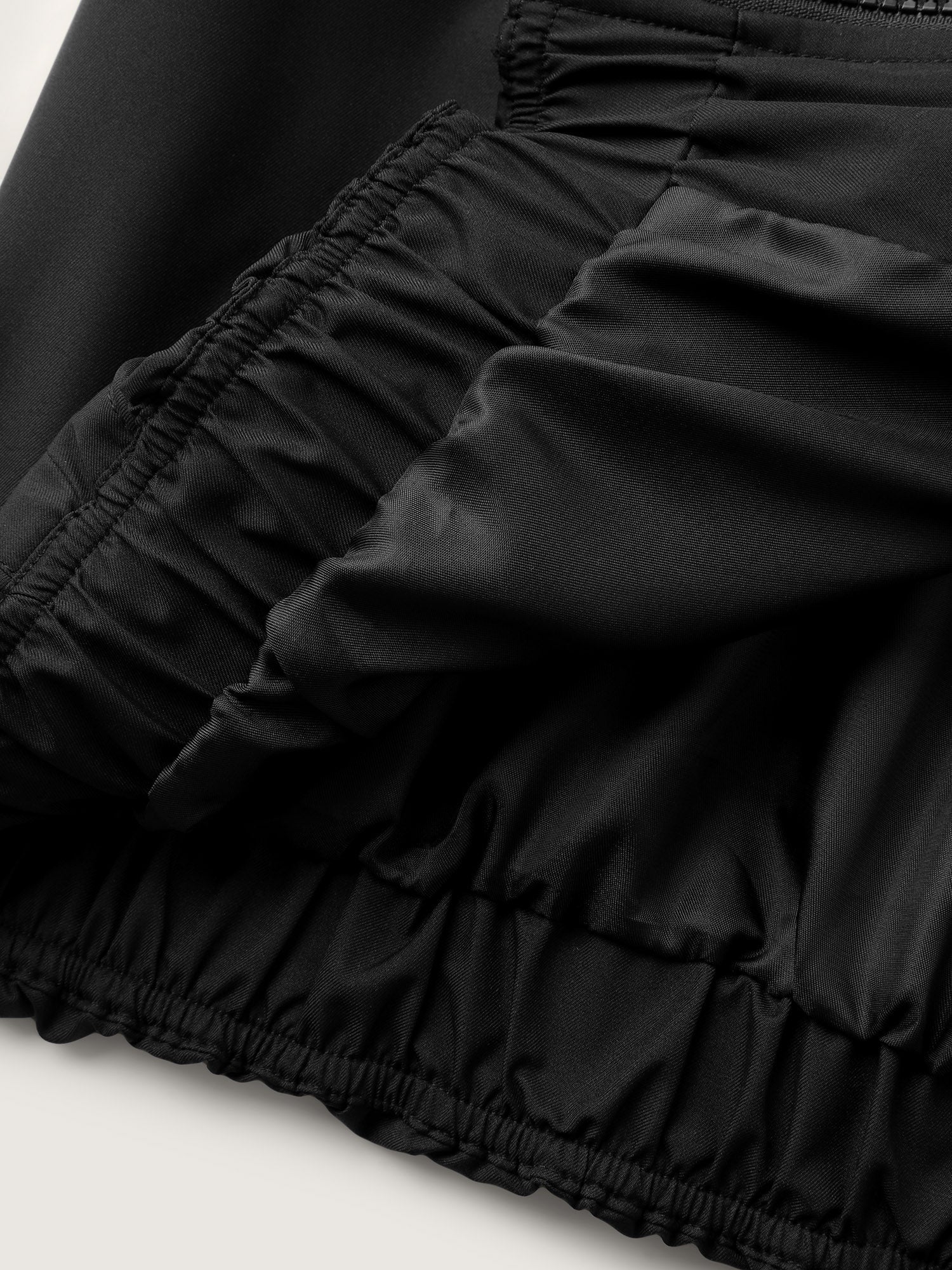 Pockets Zipper-Front Hooded Bomber Jacket