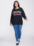 Supersoft Colorful Stripe Pullover