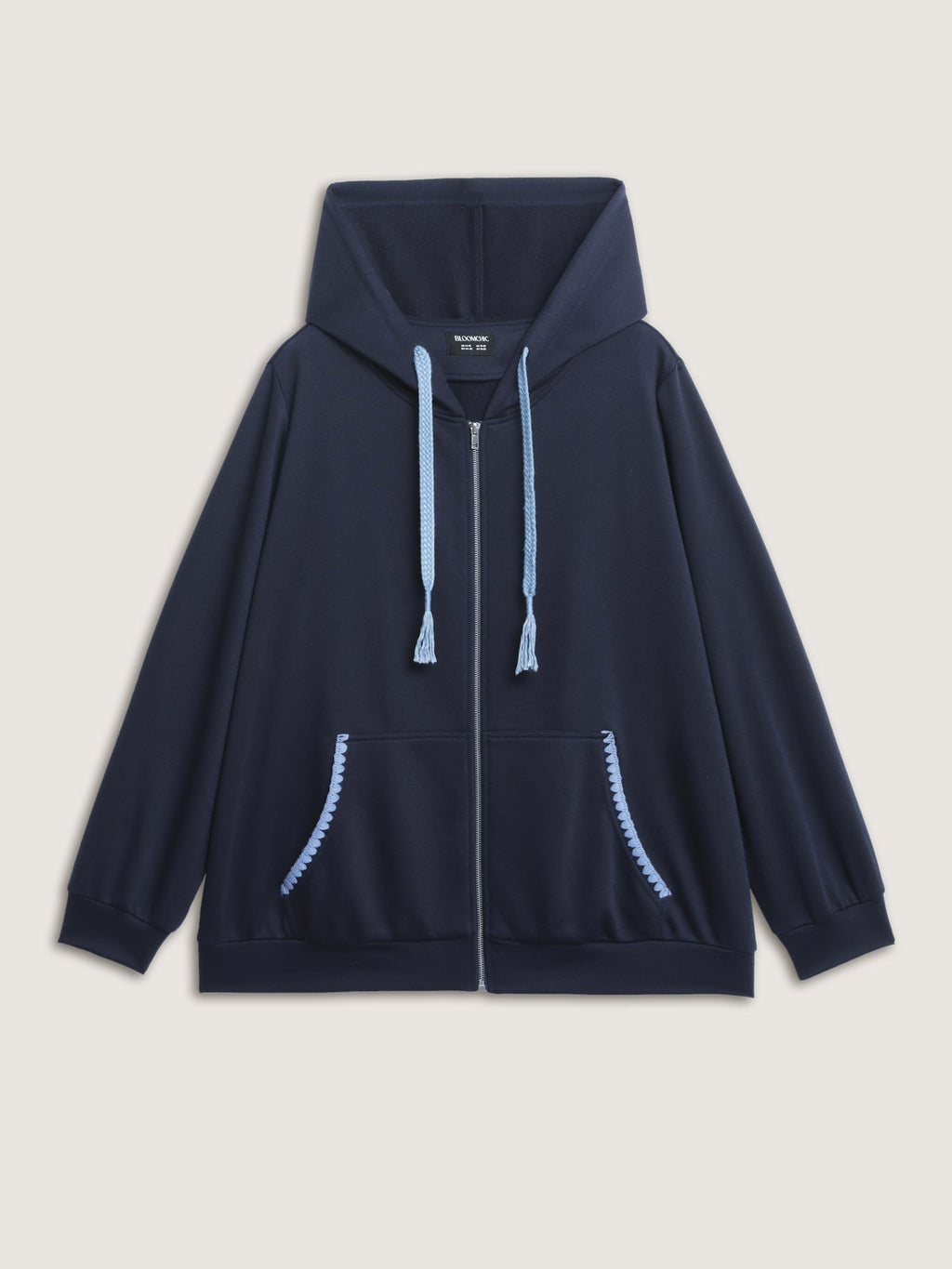 Stretchy Color Contrast Zipper Jacket