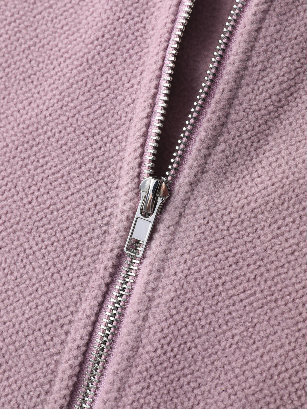 Velvety-Feel Pockets Zipper Jacket