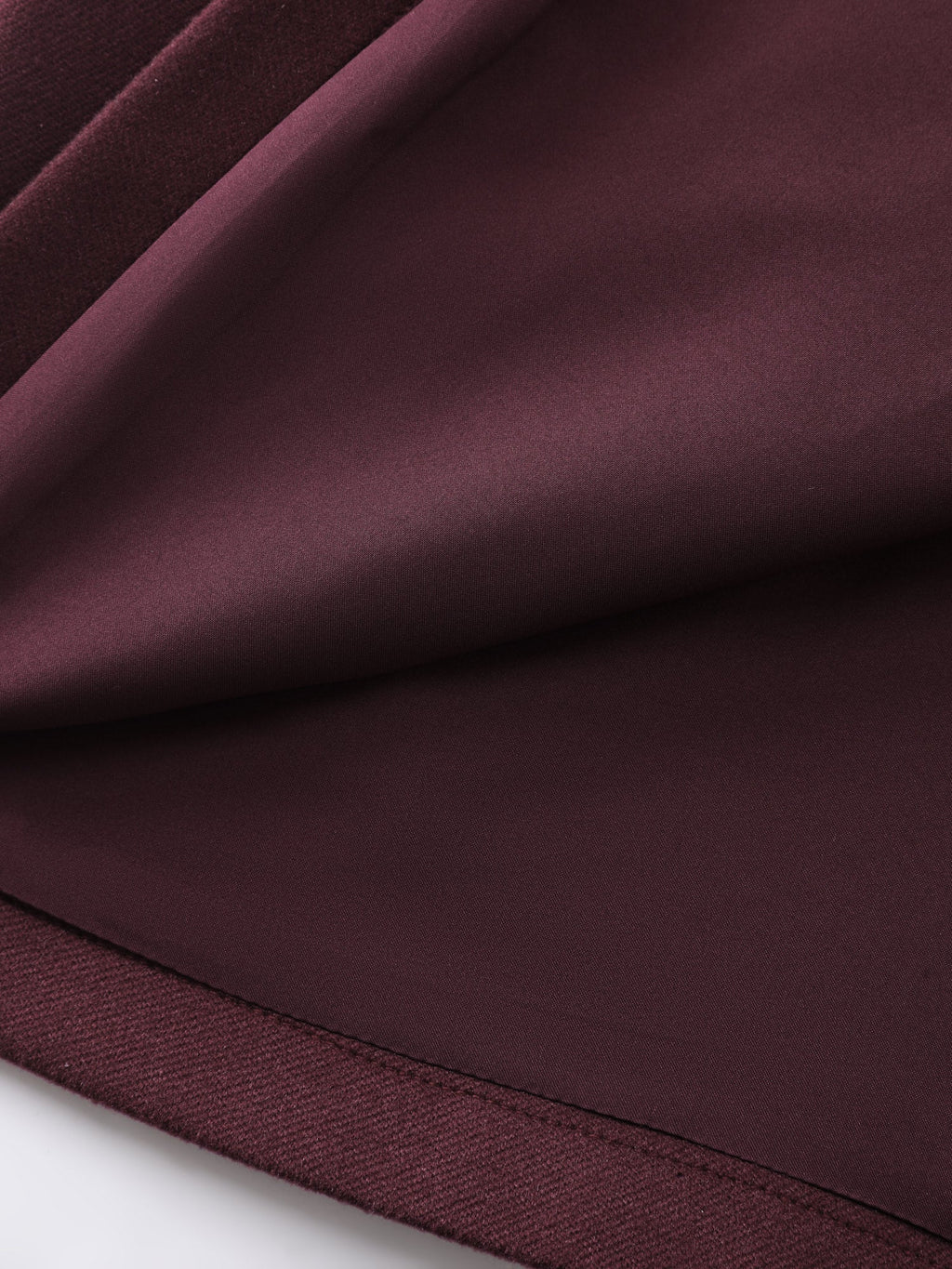 Solid Three Button Flared Coat