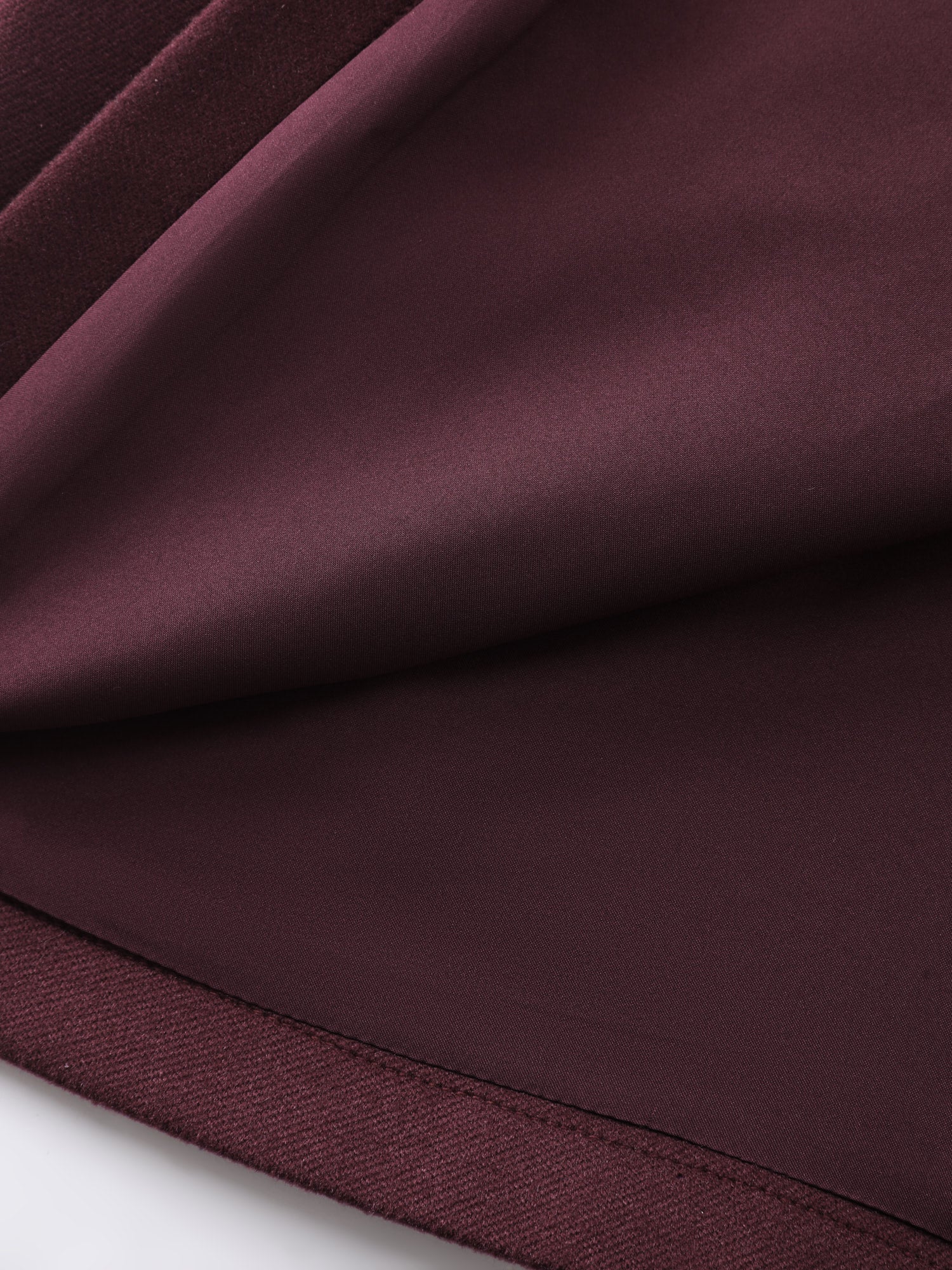 Solid Three Button Flared Coat