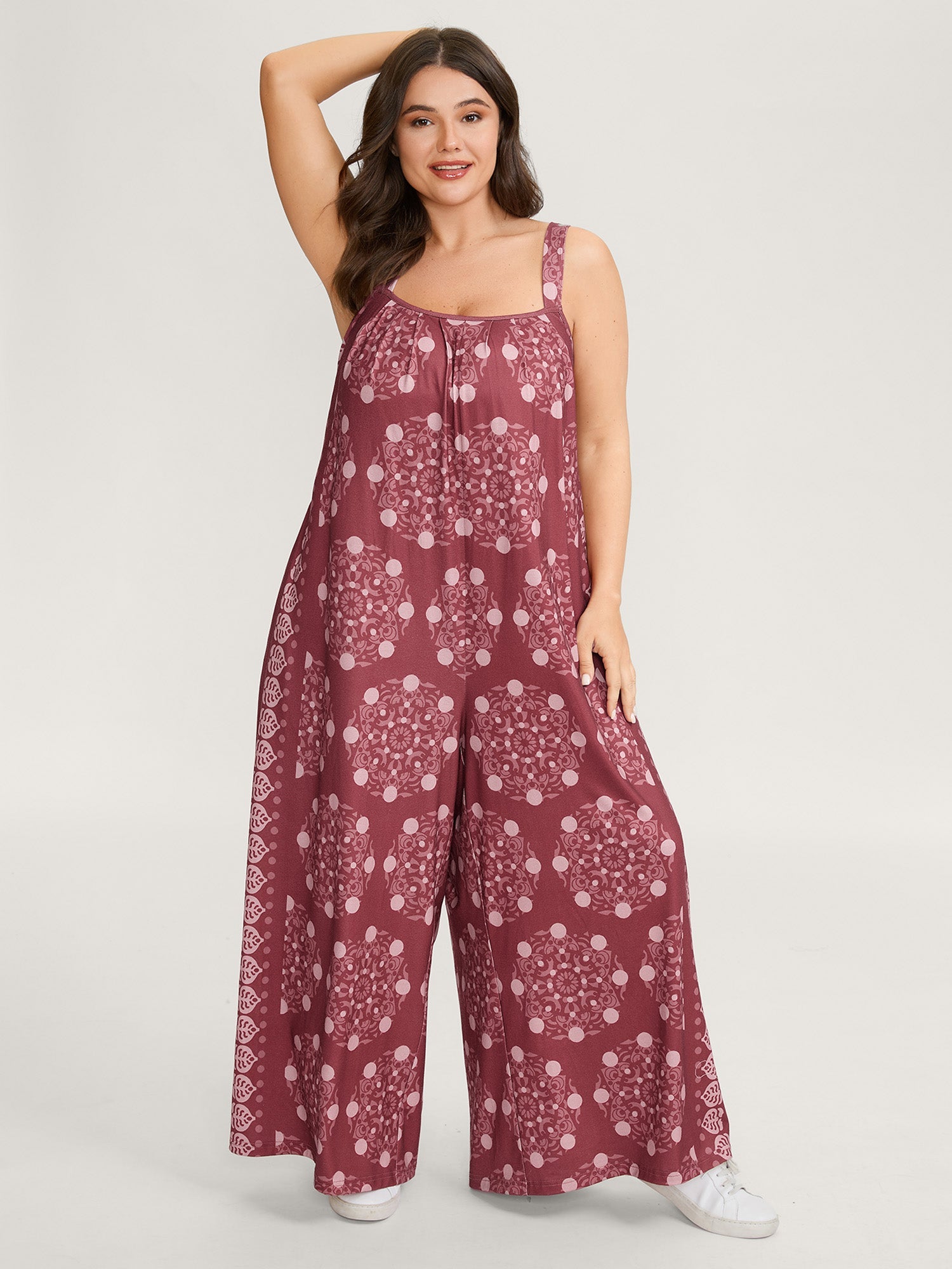 Sunkissed Stretchy Adjustable Strap Jumpsuit